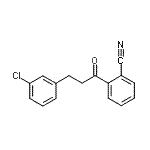 CAS 登录号：898762-29-3， 2-[3-(3-氯苯基)丙酰]苯甲腈
