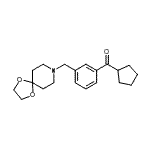 CAS#: 898762-52-2, Cyclopentyl[3-(1,4-dioxa-8-azaspiro[4.5]dec-8-ylmethyl)phenyl]methanone