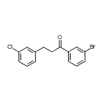 CAS#: 898762-53-3, 1-(3-Bromophenyl)-3-(3-chlorophenyl)-1-propanone