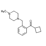 CAS#: 898762-60-2, Cyclobutyl{2-[(4-methyl-1-piperazinyl)methyl]phenyl}methanone