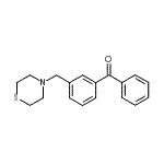 CAS#: 898762-70-4, Phenyl[3-(4-thiomorpholinylmethyl)phenyl]methanone