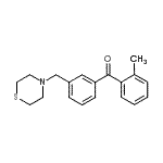 CAS#: 898762-72-6, (2-Methylphenyl)[3-(4-thiomorpholinylmethyl)phenyl]methanone