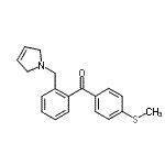 CAS#: 898763-04-7, [2-(2,5-Dihydro-1H-pyrrol-1-ylmethyl)phenyl][4-(methylsulfanyl)phenyl]methanone