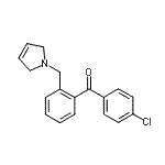 CAS#: 898763-12-7, (4-Chlorophenyl)[2-(2,5-dihydro-1H-pyrrol-1-ylmethyl)phenyl]methanone
