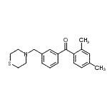 CAS#: 898763-13-8, (2,4-Dimethylphenyl)[3-(4-thiomorpholinylmethyl)phenyl]methanone