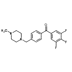CAS#: 898763-42-3, {4-[(4-Methyl-1-piperazinyl)methyl]phenyl}(3,4,5-trifluorophenyl)methanone