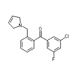 CAS#: 898763-66-1, (3-Chloro-5-fluorophenyl)[2-(2,5-dihydro-1H-pyrrol-1-ylmethyl)phenyl]methanone