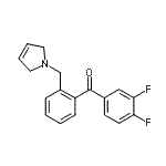 CAS#: 898763-82-1, (3,4-Difluorophenyl)[2-(2,5-dihydro-1H-pyrrol-1-ylmethyl)phenyl]methanone