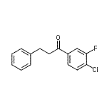 CAS#: 898764-39-1, 1-(4-Chloro-3-fluorophenyl)-3-phenyl-1-propanone