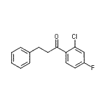 CAS 登录号：898764-57-3， 1-(2-氯-4-氟苯基)-3-苯基-1-丙酮
