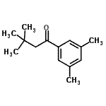 CAS 登录号：898764-59-5， 1-(3,5-二甲基苯基)-3,3-二甲基-1-丁酮