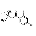 CAS 登录号：898764-82-4， 1-(4-氯-2-氟苯基)-3,3-二甲基-1-丁酮