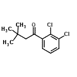 CAS 登录号：898764-84-6， 1-(2,3-二氯苯基)-3,3-二甲基-1-丁酮