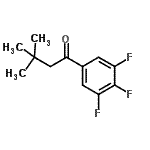 CAS 登录号：898765-00-9， 3,3-二甲基-1-(3,4,5-三氟苯基)-1-丁酮