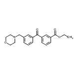 CAS#: 898765-23-6, Ethyl 3-[3-(4-morpholinylmethyl)benzoyl]benzoate