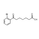 CAS#: 898765-27-0, 7-(2-Bromophenyl)-7-oxoheptanoic acid