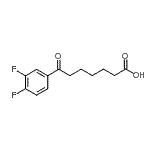 CAS#: 898765-79-2, 7-(3,4-Difluorophenyl)-7-oxoheptanoic acid