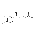 CAS#: 898765-93-0, 5-(3-Fluoro-4-methylphenyl)-5-oxopentanoic acid