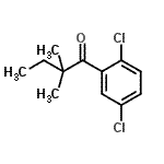 CAS 登录号：898765-96-3， 1-(2,5-二氯苯基)-2,2-二甲基-1-丁酮