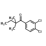 CAS 登录号：898765-98-5， 1-(3,4-二氯苯基)-2,2-二甲基-1-丁酮