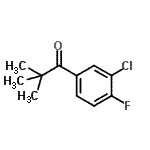 CAS#: 898766-33-1, 1-(3-Chloro-4-fluorophenyl)-2,2-dimethyl-1-propanone