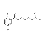 CAS 登录号：898766-37-5， 7-(2,5-二氟苯基)-7-氧代庚酸