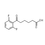 CAS#: 898766-46-6, 6-(2,6-Difluorophenyl)-6-oxohexanoic acid