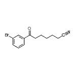 CAS#: 898766-82-0, 7-(3-Bromophenyl)-7-oxoheptanenitrile