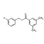 CAS 登录号：898767-20-9， 1-(3,5-二甲基苯基)-3-(3-氟苯基)-1-丙酮