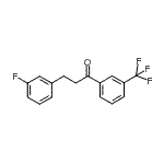 CAS 登录号：898767-41-4， 3-(3-氟苯基)-1-[3-(三氟甲基)苯基]-1-丙酮