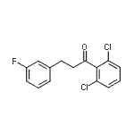 CAS 登录号：898767-75-4， 1-(2,6-二氯苯基)-3-(3-氟苯基)-1-丙酮