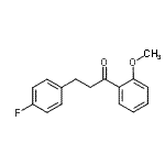 CAS 登录号：898767-91-4， 3-(4-氟苯基)-1-(2-甲氧基苯基)-1-丙酮