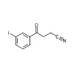 CAS#: 898767-92-5, 4-(3-Iodophenyl)-4-oxobutanenitrile