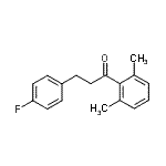 CAS 登录号：898768-34-8， 1-(2,6-二甲基苯基)-3-(4-氟苯基)-1-丙酮
