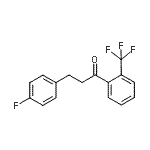 CAS 登录号：898768-56-4， 3-(4-氟苯基)-1-[2-(三氟甲基)苯基]-1-丙酮