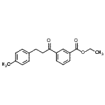 CAS#: 898768-61-1, Ethyl 3-[3-(4-methylphenyl)propanoyl]benzoate