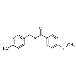 CAS#: 898768-67-7, 3-(4-Methylphenyl)-1-[4-(methylsulfanyl)phenyl]-1-propanone
