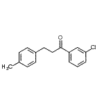 CAS 登录号：898768-73-5， 1-(3-氯苯基)-3-(4-甲基苯基)-1-丙酮