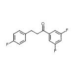 CAS 登录号：898768-80-4， 1-(3,5-二氟苯基)-3-(4-氟苯基)-1-丙酮