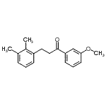 CAS 登录号：898769-05-6， 3-(2,3-二甲基苯基)-1-(3-甲氧基苯基)-1-丙酮