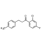 CAS 登录号：898769-10-3， 1-(2-氯-4-氟苯基)-3-(4-甲基苯基)-1-丙酮
