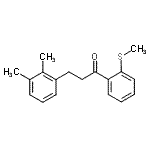 CAS 登录号：898769-29-4， 3-(2,3-二甲基苯基)-1-[2-(甲硫基)苯基]-1-丙酮