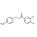 CAS 登录号：898769-37-4， 1-(3,4-二氟苯基)-3-(4-甲基苯基)-1-丙酮