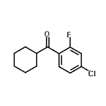 CAS#: 898769-39-6, (4-Chloro-2-fluorophenyl)(cyclohexyl)methanone