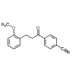 CAS#: 898769-73-8, 4-[3-(2-Methoxyphenyl)propanoyl]benzonitrile