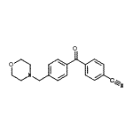 CAS#: 898769-78-3, 4-[4-(4-Morpholinylmethyl)benzoyl]benzonitrile