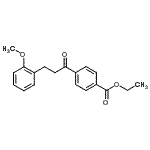 CAS 登录号：898769-79-4， 乙基4-[3-(2-甲氧基苯基)丙酰]苯甲酸酯