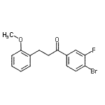 CAS#: 898770-12-2, 1-(4-Bromo-3-fluorophenyl)-3-(2-methoxyphenyl)-1-propanone