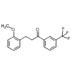 CAS 登录号：898770-30-4， 3-(2-甲氧基苯基)-1-[3-(三氟甲基)苯基]-1-丙酮