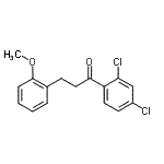 CAS 登录号：898770-51-9， 1-(2,4-二氯苯基)-3-(2-甲氧基苯基)-1-丙酮